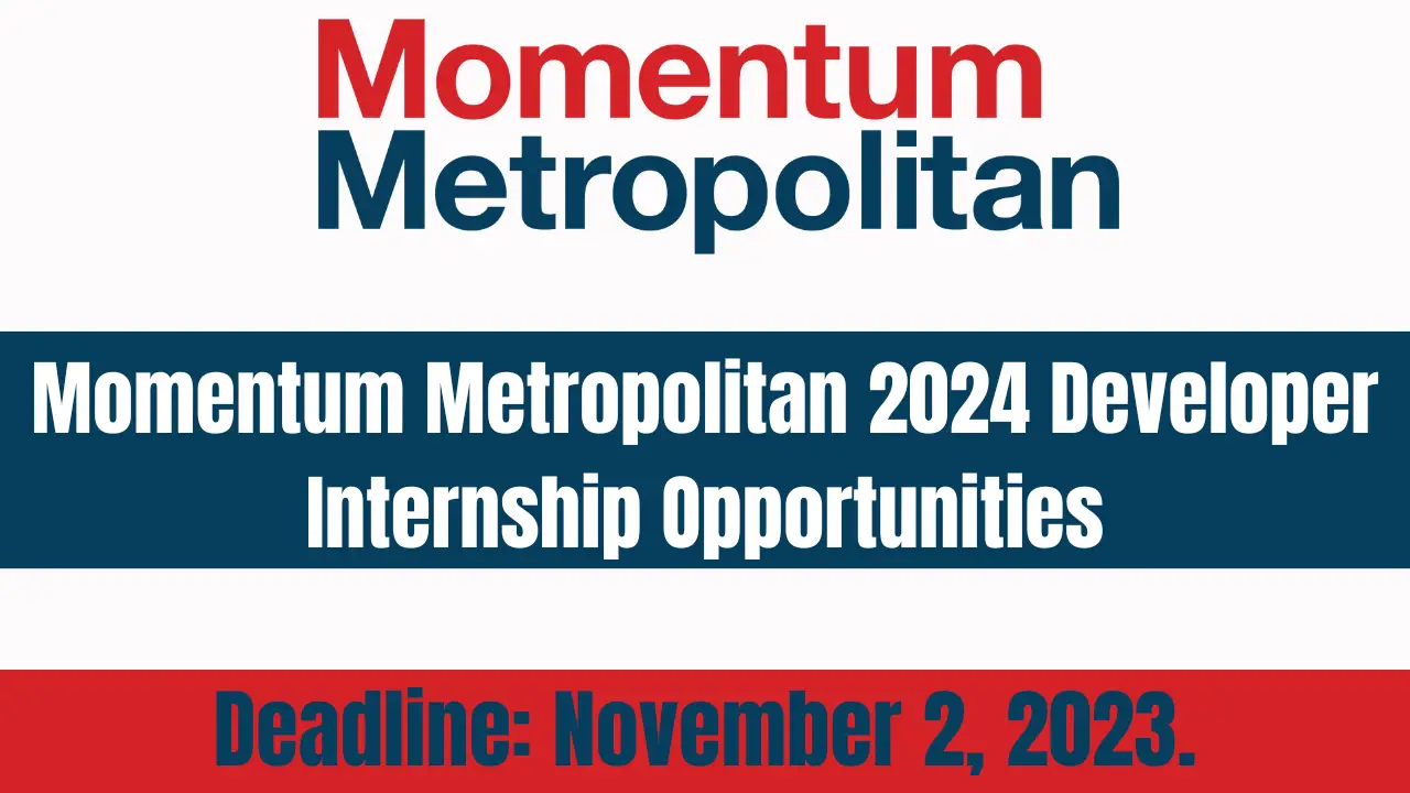 Momentum Metropolitan: Business Analyst Internships