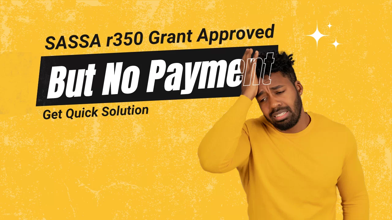SASSA R350 Grant is Approved but Still Not Paid