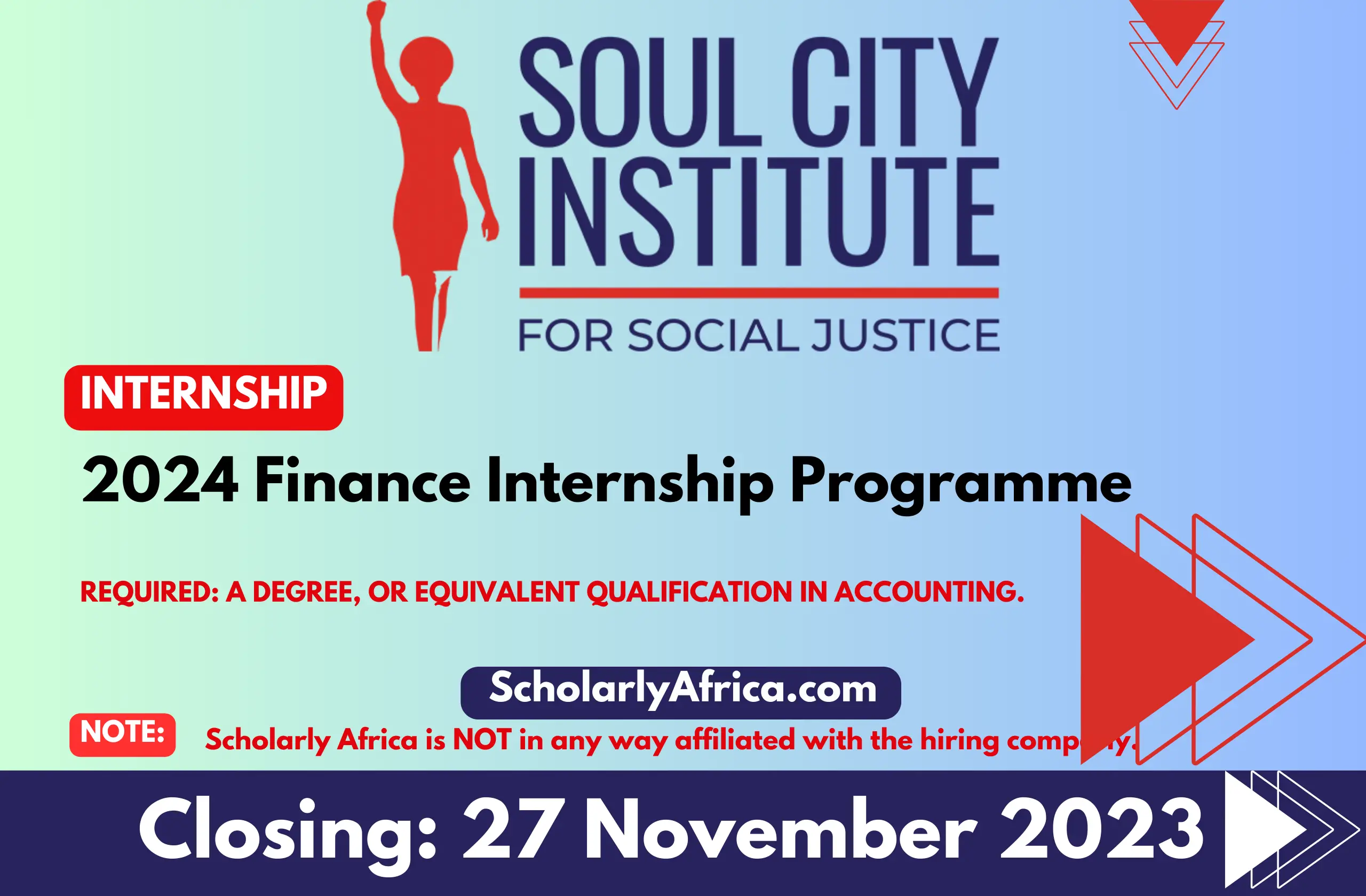 Soul City Institute: Finance Internships