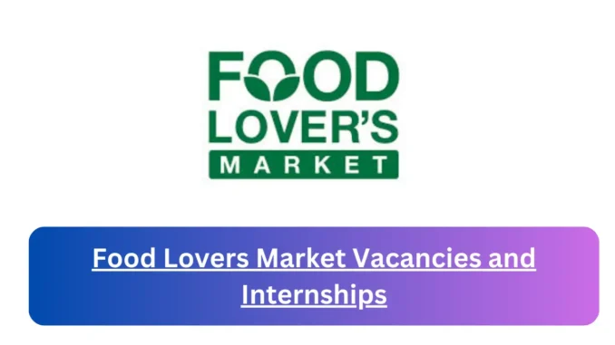 FOOD LOVERS IS HIRING A BAKER